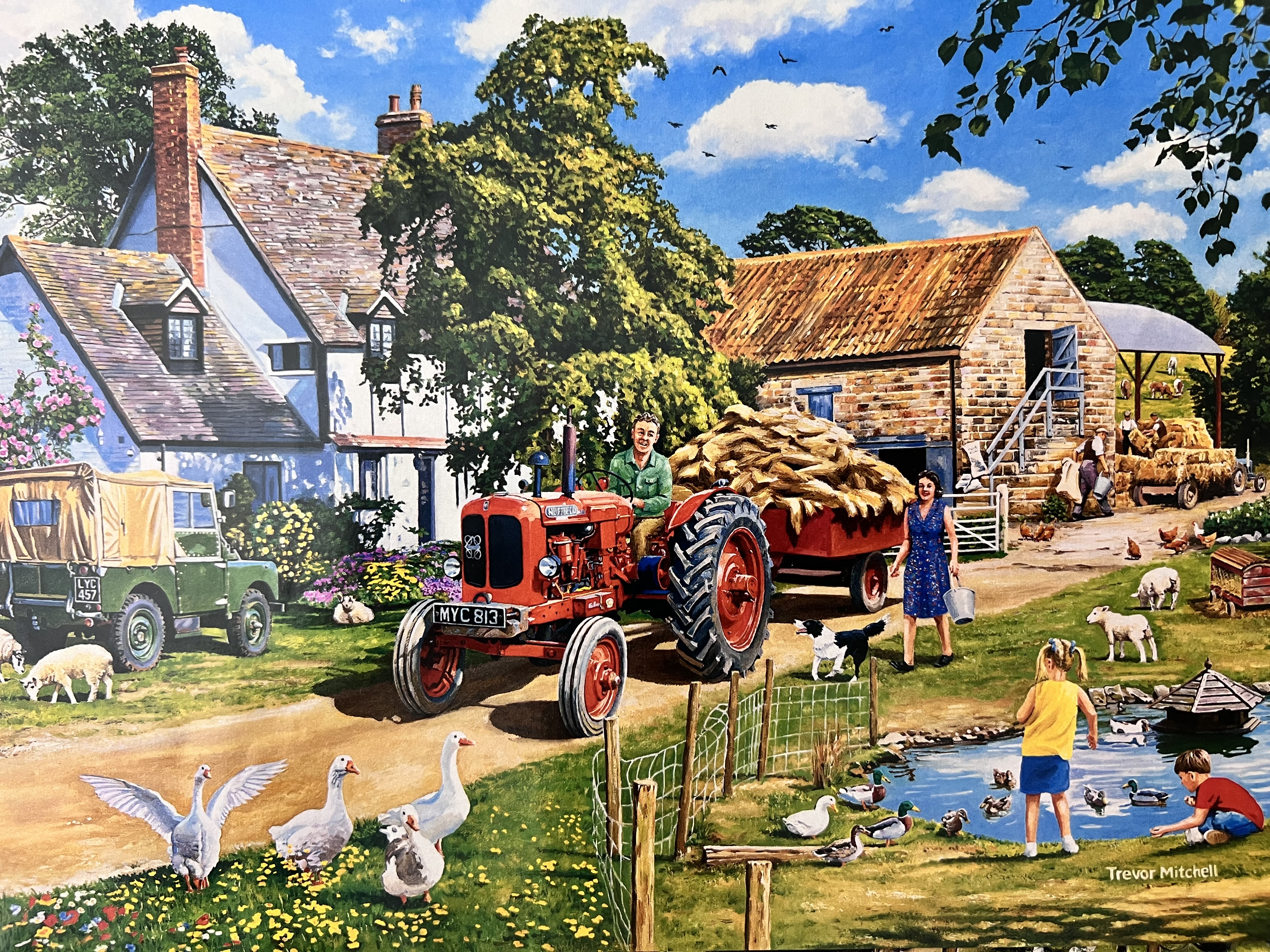 Gibsons The Farmer’s Round: Family Farm 500 pieces | MySpeedPuzzling