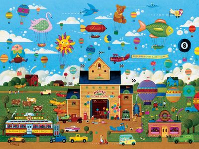 Ceaco Acme Flying School - obrázek puzzlí