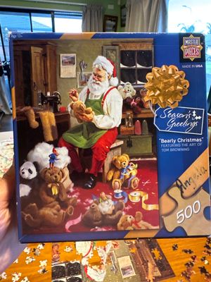 Masterpieces Bearly Christmas - obrázek puzzlí
