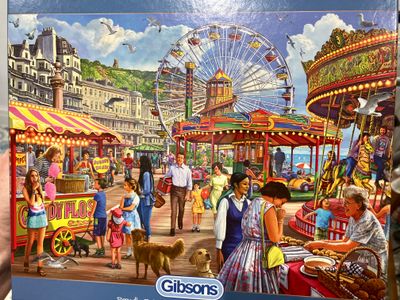 Gibsons Hastings promenade - Puzzlebild