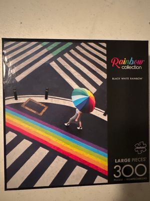 Buffalo Games Black White Rainbow - obrázek puzzlí