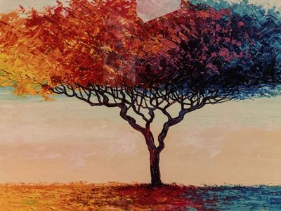 Puzzle store Colorful Tree - obrázek puzzlí