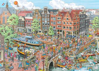 Ravensburger Cities of the world - Amsterdam - puzzle image