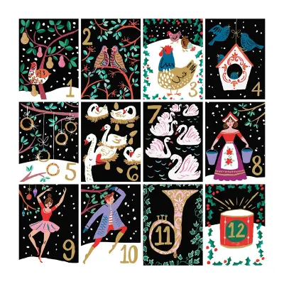Galison 12 Days of Christmas - obrázek puzzlí
