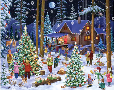 Vermont Christmas Company Christmas Retreat - obrázek puzzlí