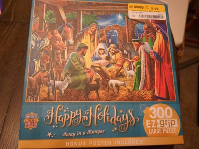 Masterpieces Away in a Manger - obrázek puzzlí