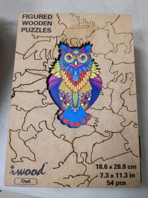 Iwood Owl - obrázek puzzlí