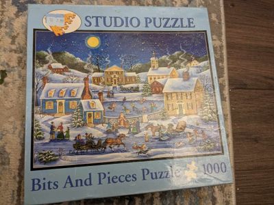 Bits and Pieces Bonnie White: Santa's Coming to Town - obrázek puzzlí