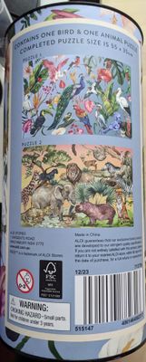 Reed Puzzles & Games Bird & Animal Collection Puzzle 1 - obrázek puzzlí
