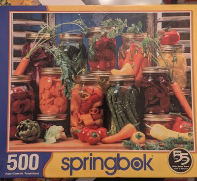 Springbok Canned Veggies - puzzle image