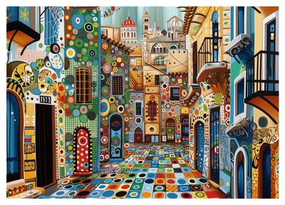 Travel Puzzles A Walk in the Old Town - puzzle image