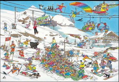 Jumbo Jan van Haasteren: Break a Leg - obrázek puzzlí