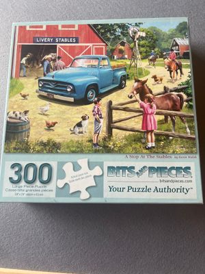 Bits and Pieces A stop at the stables - obrázek puzzlí