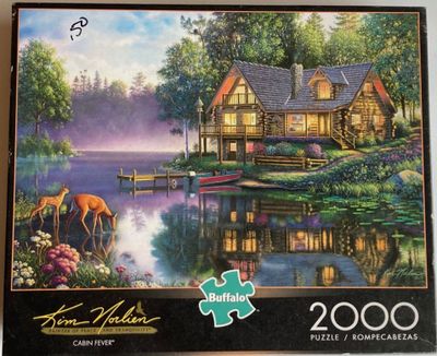 Buffalo Games Cabin Fever - obrázek puzzlí