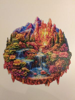 Holzpuzzle Wasserfälle - obrázek puzzlí