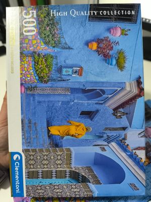 Clementoni Blue Street of Chefchaouen - puzzle image