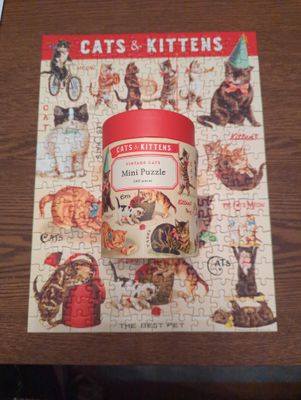 Cavallini & Co. Vintage Cats - puzzle image