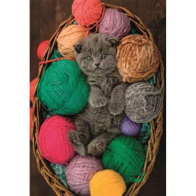 Clementoni Fluffy Kitten - puzzle image