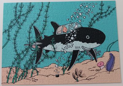 tintin Requin - puzzle image