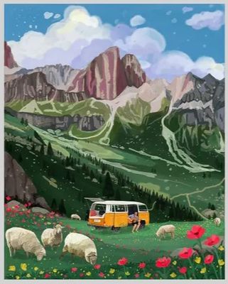 Jigsaw Nation Mountain Song - puzzle image