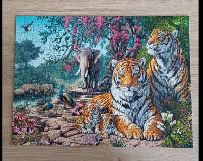 Castorland Tiger sanctuary - puzzle image