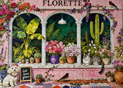 HuaDada Flower Wall - obrázek puzzlí