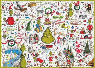 Aquarius How the Grinch Stole Christmas - obrázek puzzlí