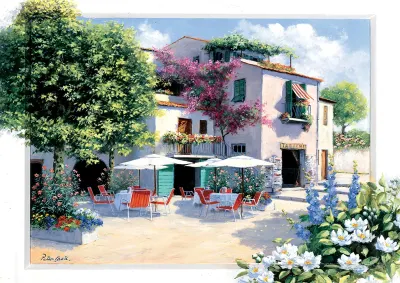 Art Puzzle Café Villa - obrázek puzzlí
