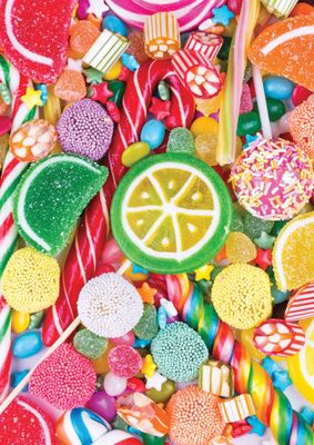 Art Puzzle Colorful Candies - obrázek puzzlí