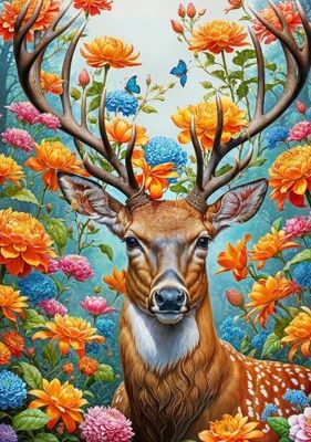 Black Sea Puzzles Deer - obrázek puzzlí