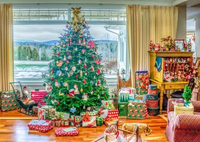 Bluebird Christmas at Home - Puzzlebild