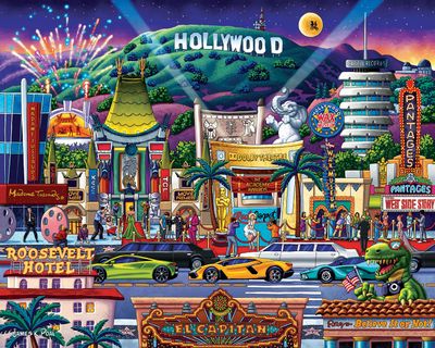 Boardwalk Hollywood - obrázek puzzlí
