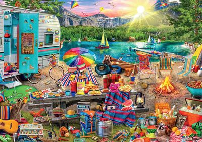 Buffalo Games Family Campsite - puzzle image