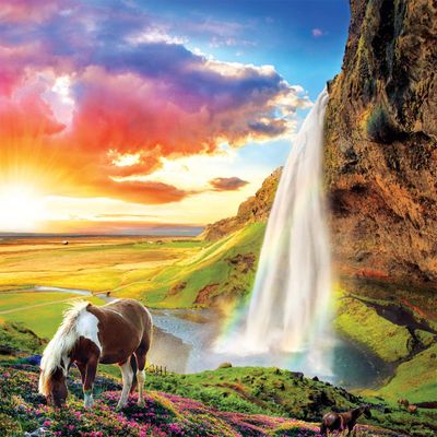 Buffalo Games Icelandic Waterfall - obrázek puzzlí