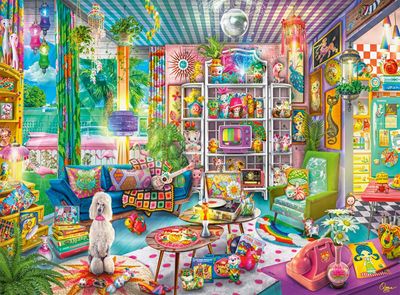 Buffalo Games Kitschy Cute - obrázek puzzlí