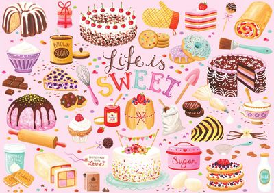 Buffalo Games Life if Sweet - パズル画像