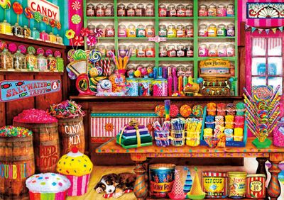 Buffalo Games Sweet Shop - obrázek puzzlí