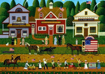 Buffalo Games Young Patriots - puzzle image