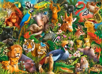 Castorland Amazing Animals - obrázek puzzlí
