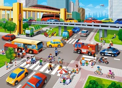 Castorland City Rush - obrázek puzzlí