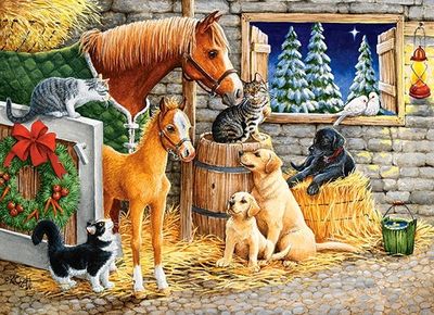 Castorland Gathering Friends - puzzle image