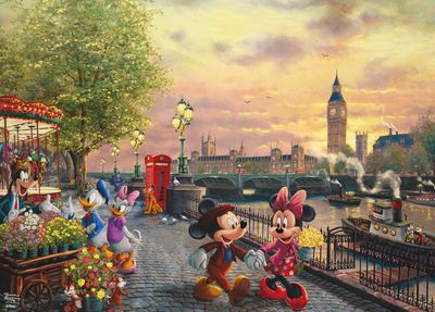 Ceaco Disney’s Mickey and Minnie in London - obrázek puzzlí