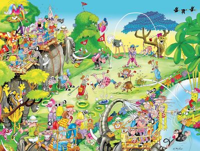 Ceaco Golf Safari - obrázek puzzlí