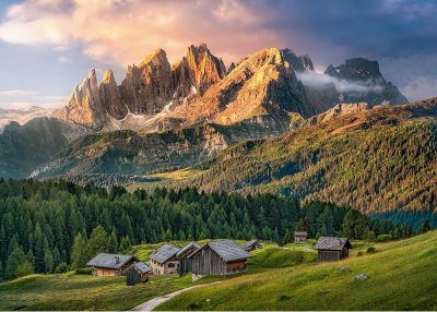 Cherry Pazzi Mountain Scenery in the Dolomites - Puzzlebild