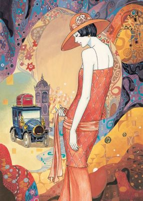 Clementoni Lady in Peach - obrázek puzzlí