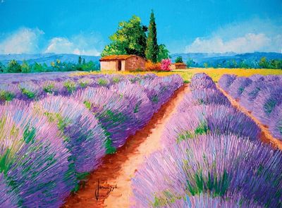 Clementoni Lavender Scent - imagen del puzzle