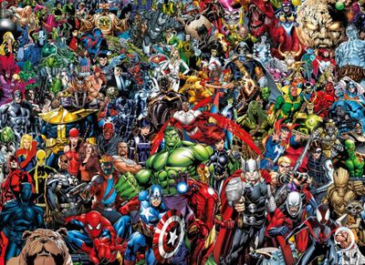 Clementoni Marvel Impossible puzzle - imagen del puzzle