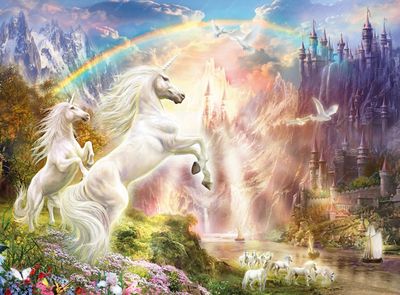 Clementoni Sunset Unicorns - image du puzzle