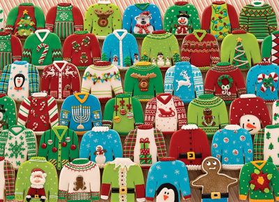 Cobble Hill Ugly Xmas Sweaters - obrázek puzzlí