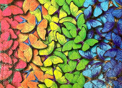 Corner Piece Butterfly Maze - obrázek puzzlí